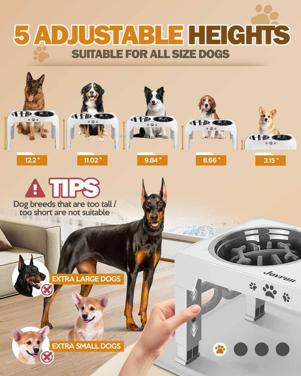 Jovrun stainless-steel-dishes highlights durable bowls with easy-clean performance and food-safe materials.