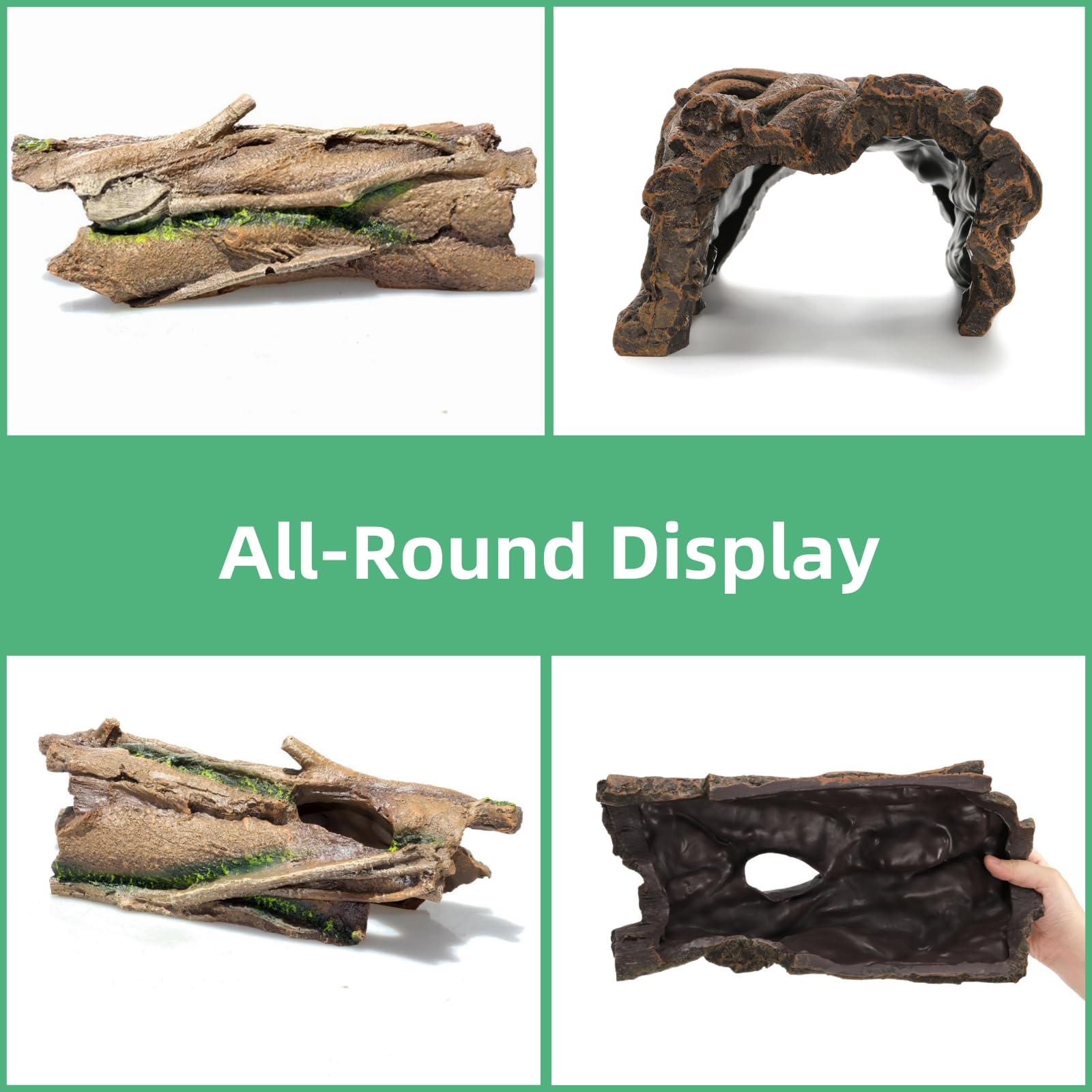 Jowgut non-porous resin surface cleans easily for healthy habitat maintenance