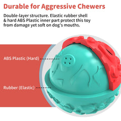 JoyBruko dog ball inner ABS core adds durable bite resistance for tougher chewers