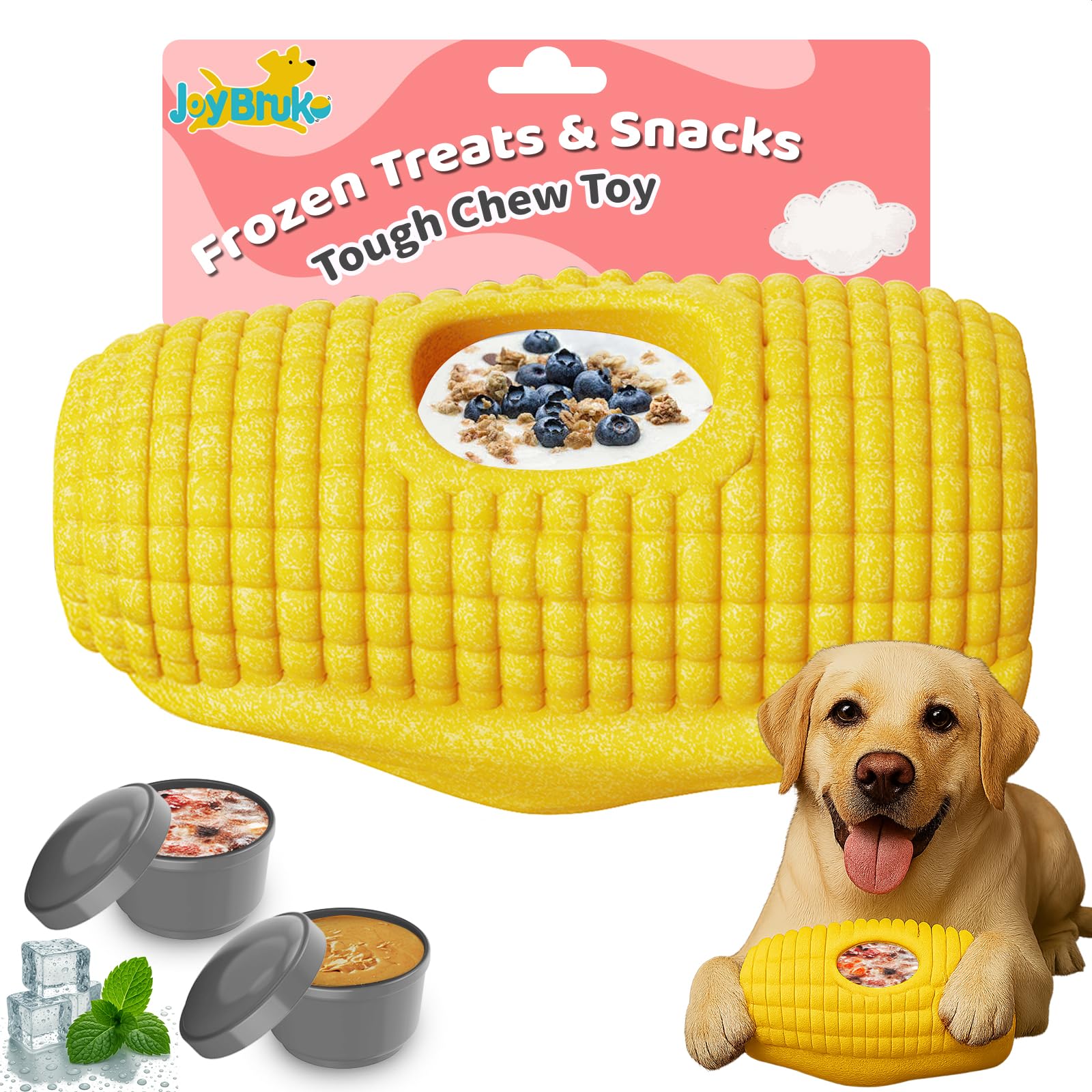 JoyBruko enrichment toy with ice cream cups for mess-free frozen treats
