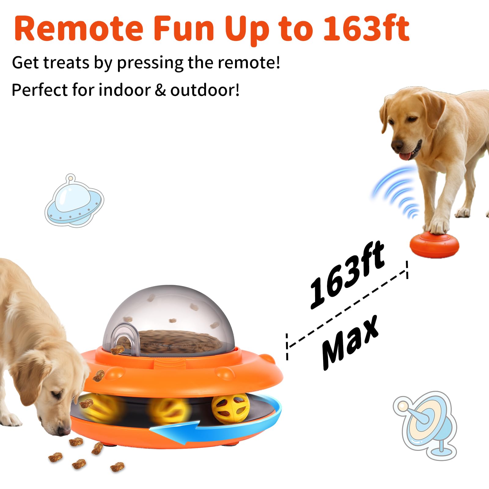 JoyBruko food dispensing puzzle provides mental stimulation with treats.