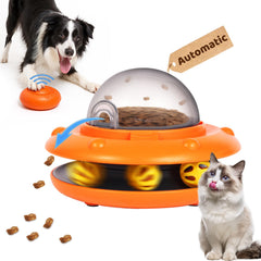 JoyBruko interactive ball track toy engages pets with automatic treat rewards.