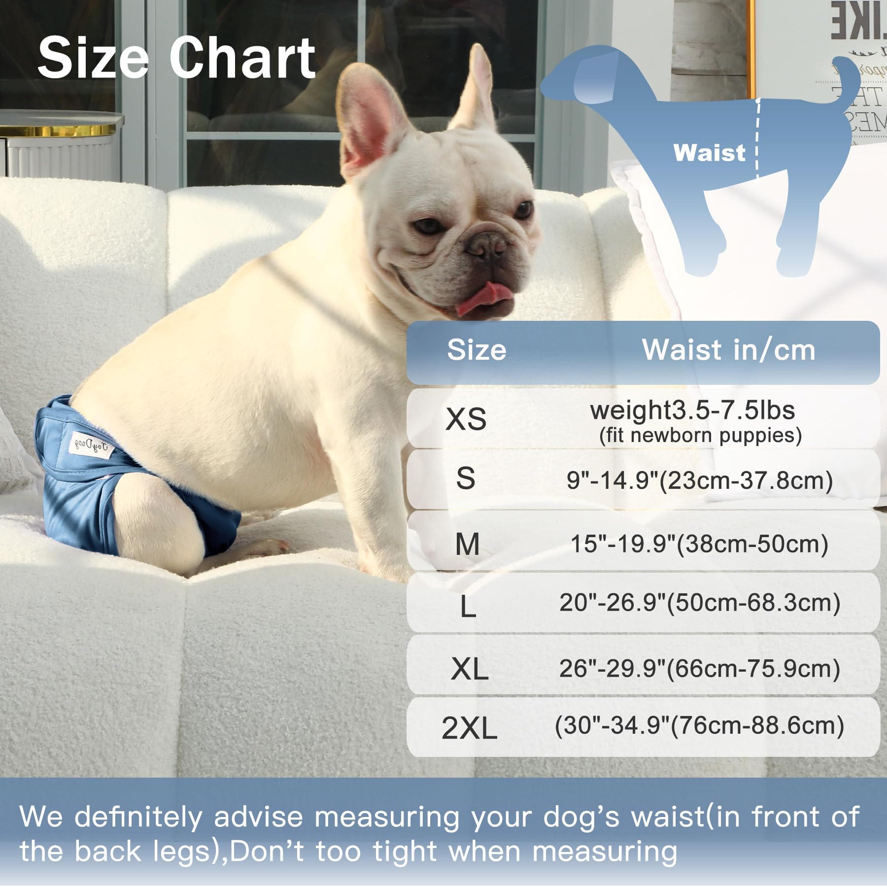 JoyDaog diaper shows absorbent pad and leak protection for clean floors.