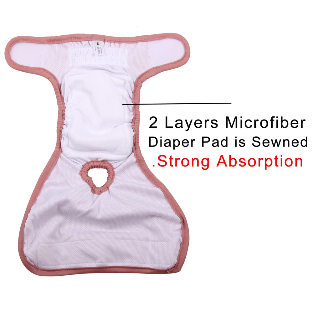 JoyDaog diaper with dual-layer absorbent pad for leak protection.