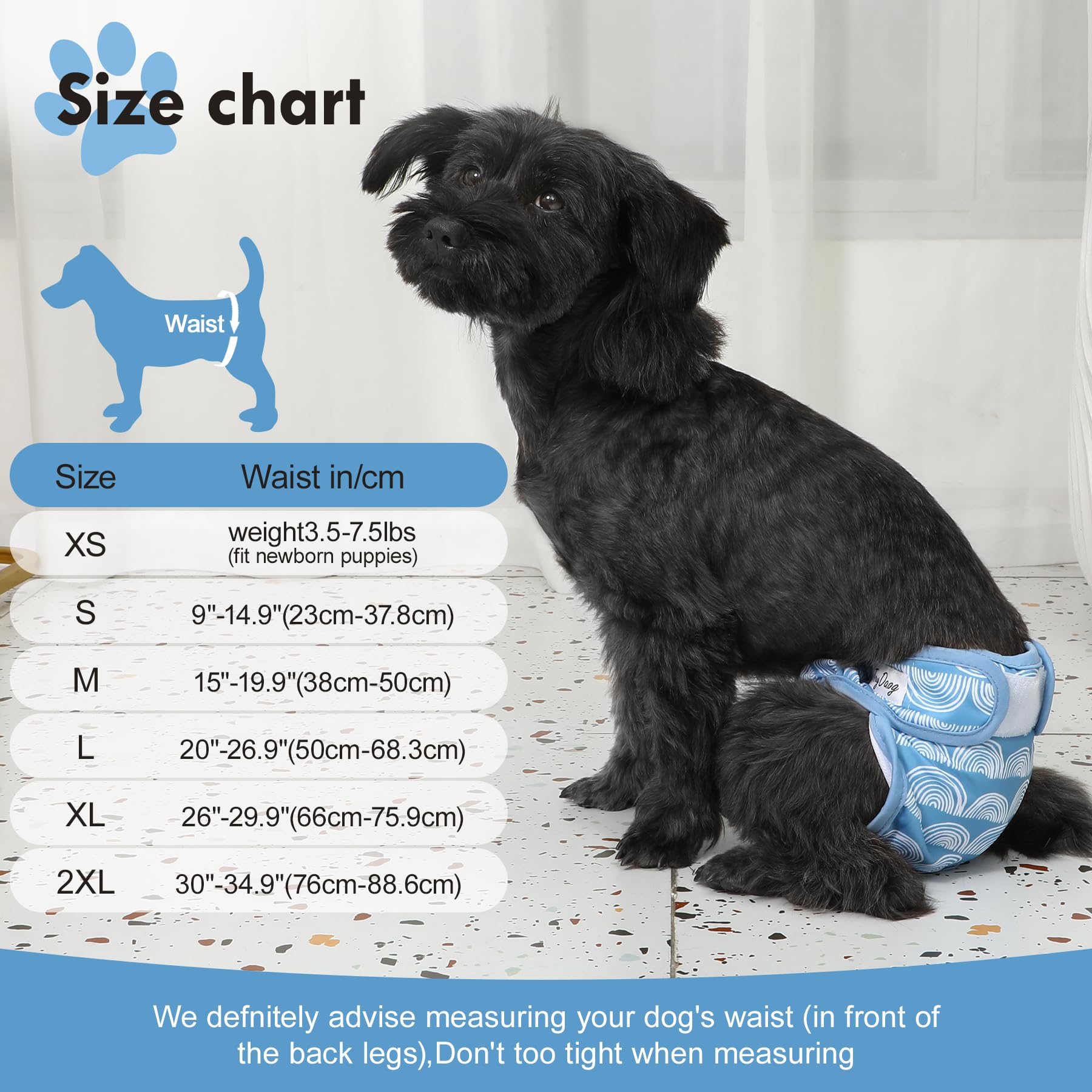 JoyDaog diapers-soft-mesh-fabric demonstrates breathable, skin-friendly material for pets