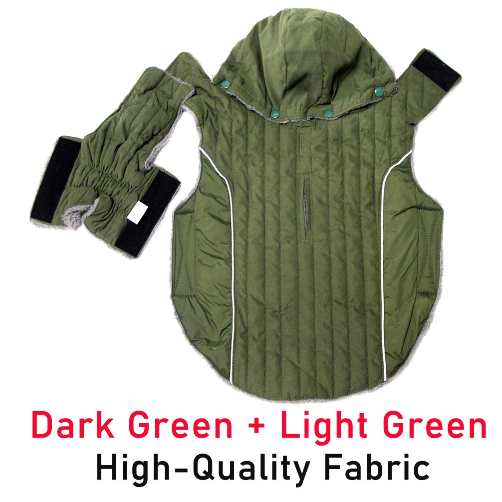 JoyDaog 3-layer fleece lining with padding delivers extra warmth and comfort