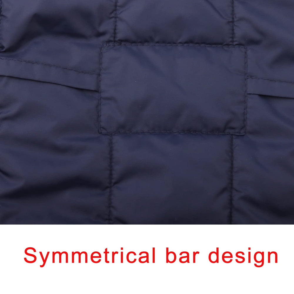 JoyDaog jacket with snap closure offers easy on/off during busy walks.