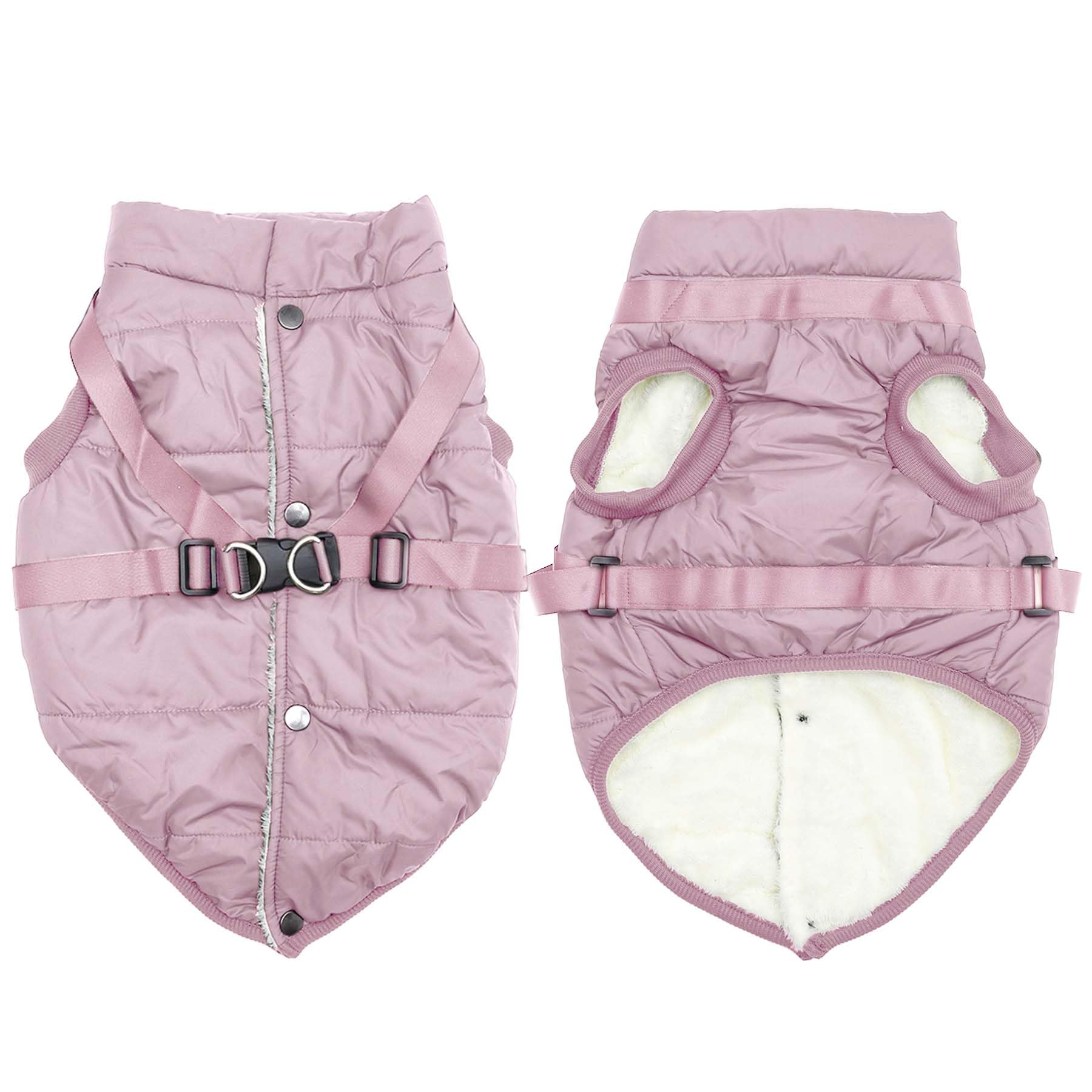 JoyDaog harness-integrated coat with adjustable strap for comfortable fit