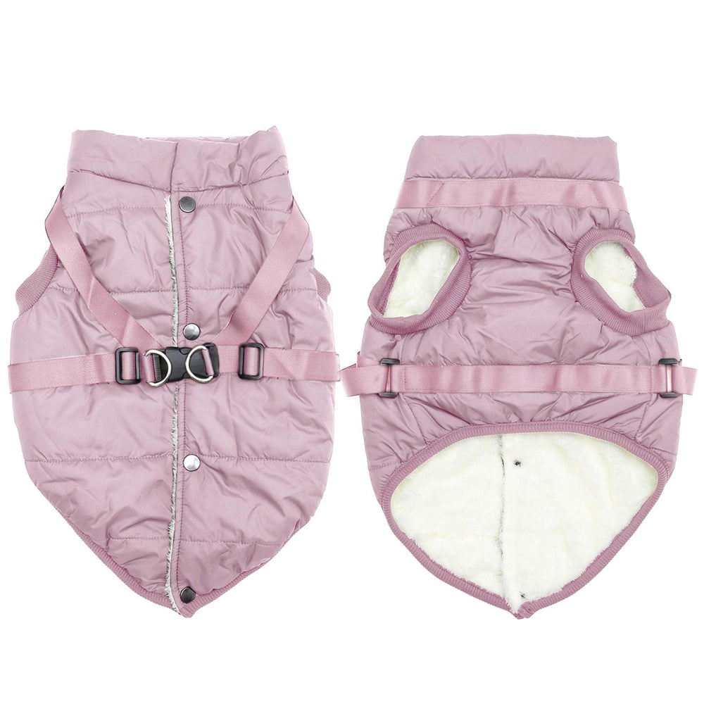JoyDaog harness-integrated coat with adjustable strap for comfortable fit