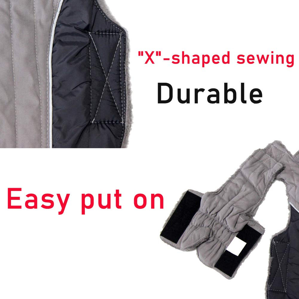 JoyDaog fleece dog hoodie gray machine washable for easy care