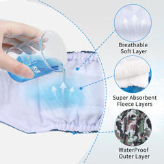 JoyDaog L leak-proof layer protects carpets and furniture from accidents.