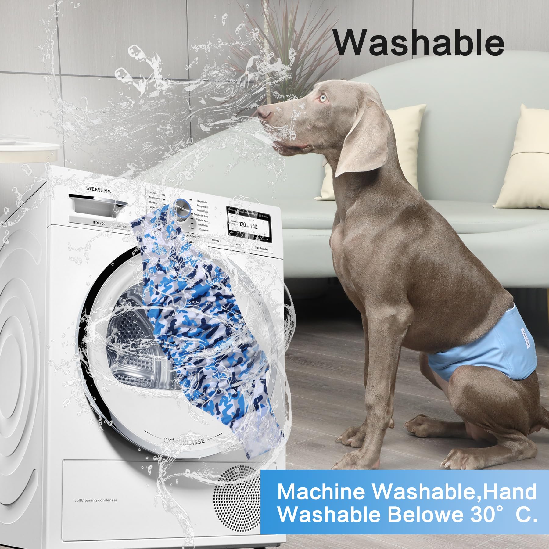 JoyDaog L durable washable design reduces waste and saves money over time.