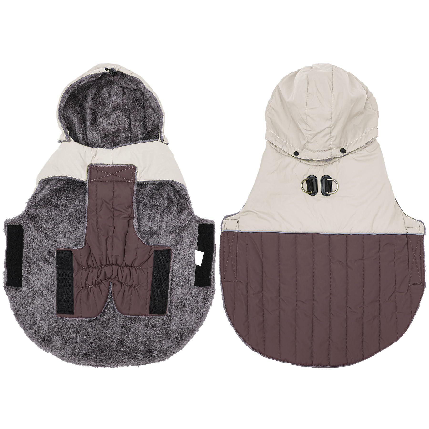 JoyDaog three-layer insulated coat adds warmth and softness for outdoor adventures
