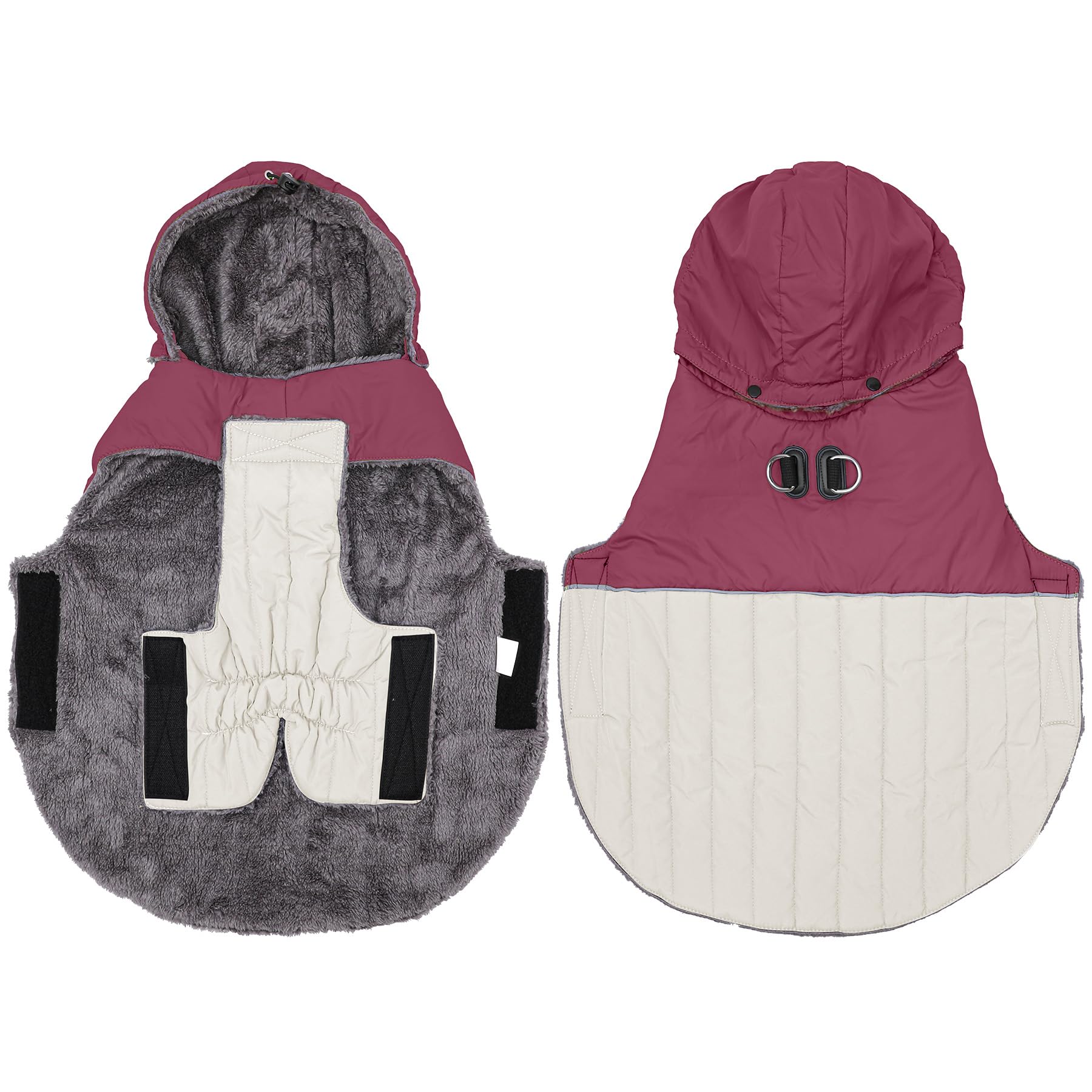 JoyDaog three-layer material delivers warmth without bulk during winter strolls.