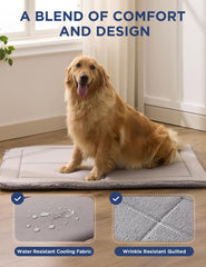 Joydeco bed pad plush surface detail emphasizes skin-friendly 350gsm comfort