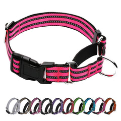 Joyeeiioo martingale collar pink adjustable nylon for daily walks