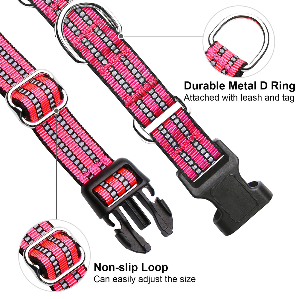 Joyeeiioo martingale collar quick-release buckle for easy on/off