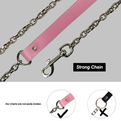 JOYMIN 3.3ft detachable chain leash with strong hardware for secure handling