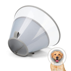 Joypig cono para perros con forro suave para recuperación cómoda.