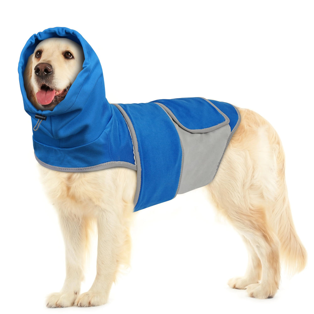Joypig dog anxiety vest compression closeup showing snug fit for calming support