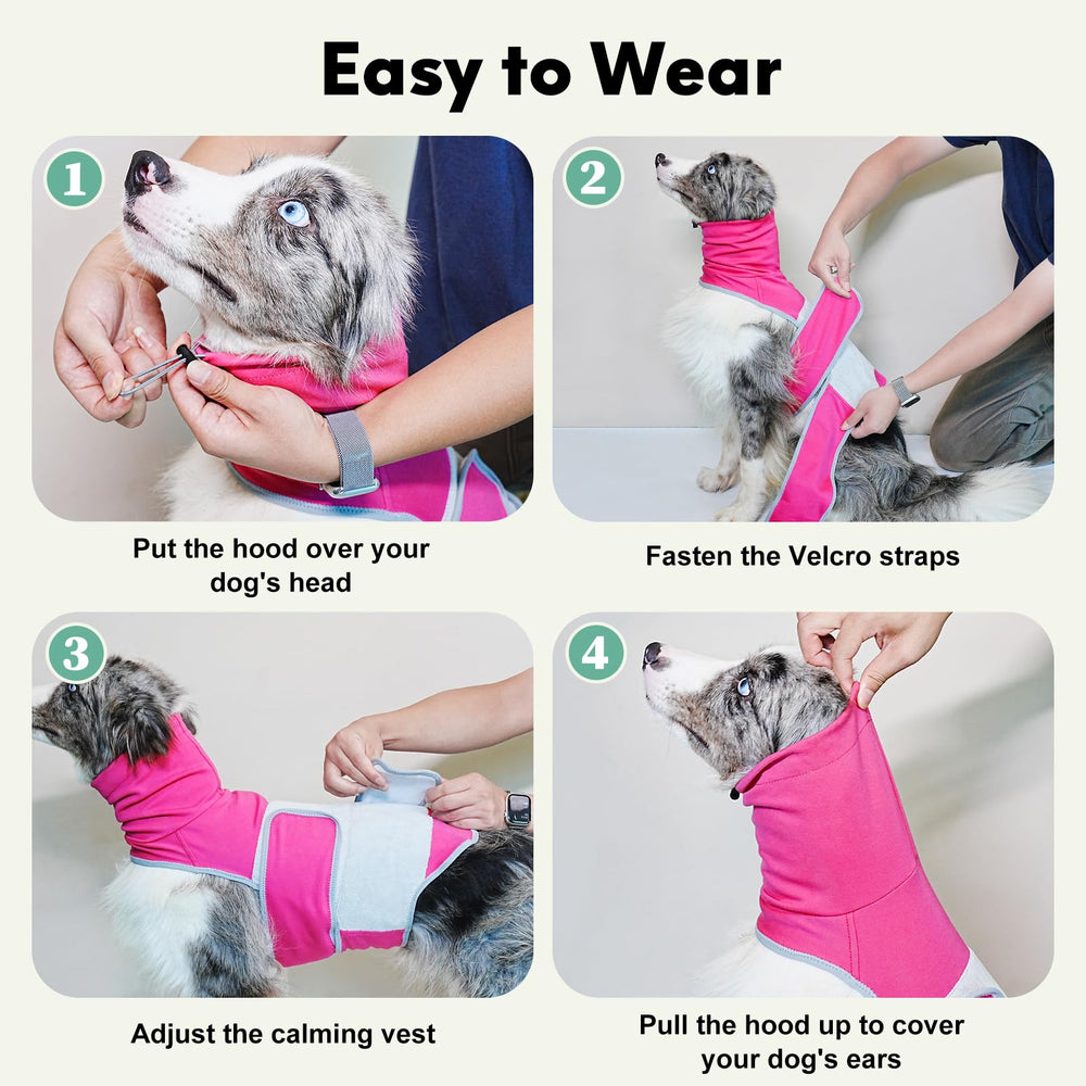 Joypig dog anxiety vest machine-washable design for easy cleaning and hair resistance