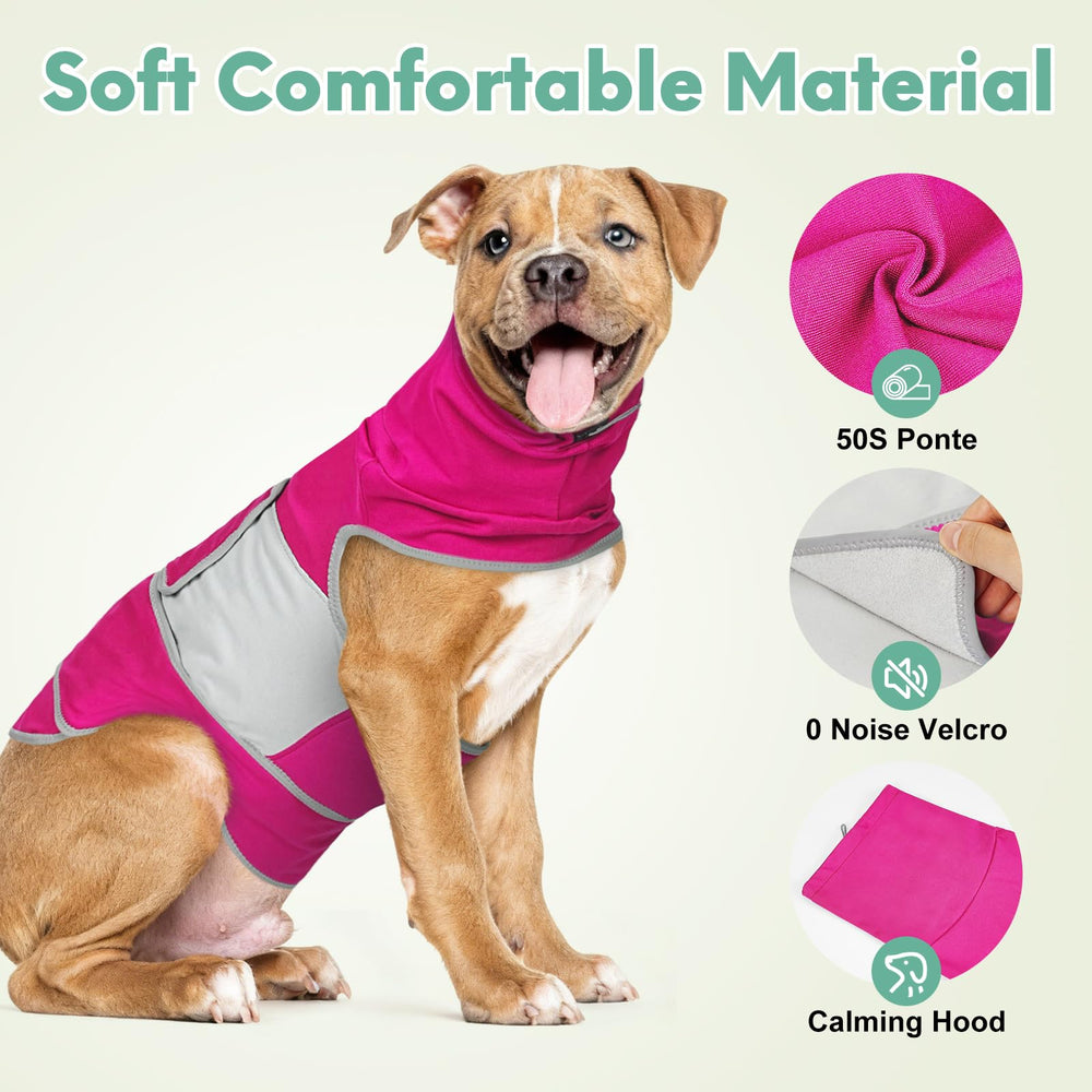 Joypig dog anxiety vest soft stretch material provides comfortable all-day wear