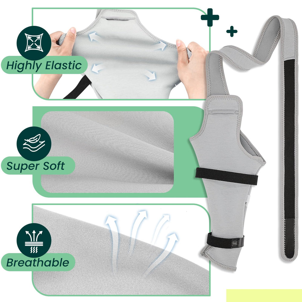 Joypig rear leg sleeve breathable material keeps dog cool during activity