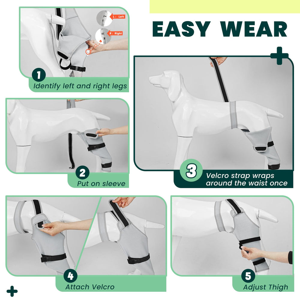 Joypig rear leg sleeve multi-size range fits small to large breeds