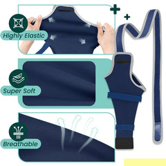 Joypig sleeve breathable stretch fabric keeps hind leg comfortable all day.
