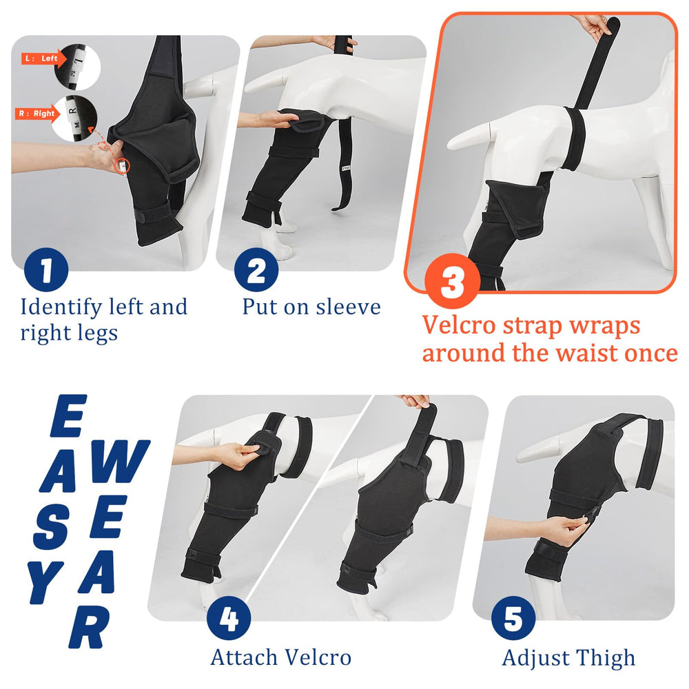 Joypig sleeve quick-wear with QR video guide for easy setup.