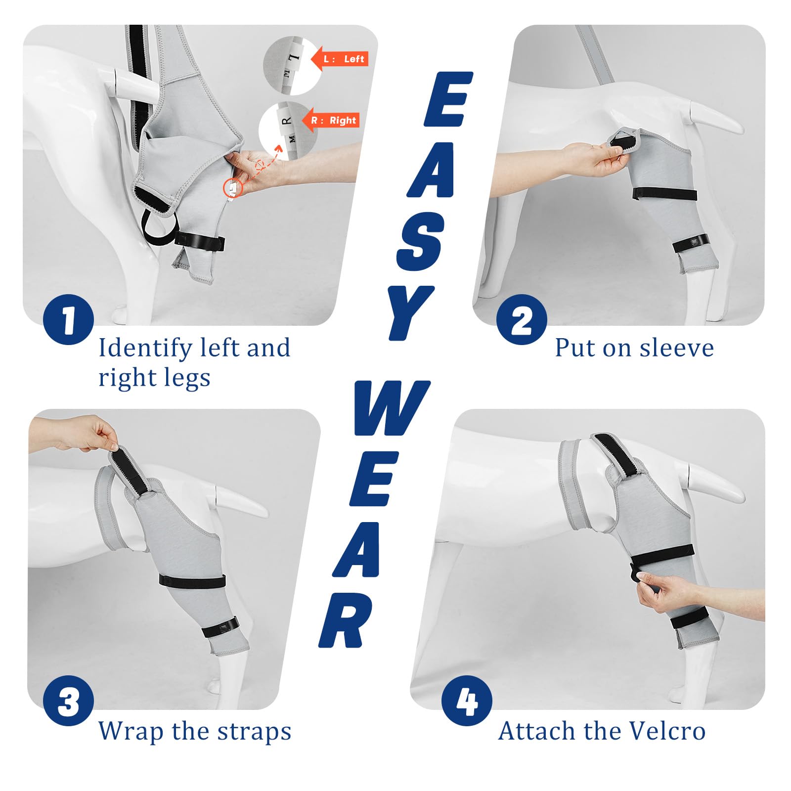 Joypig Sleeve quick-wear guide helps first-time users and senior dogs.