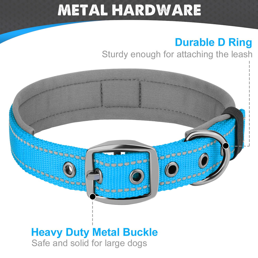Collar Joytale extralargo con doble costura y refuerzo para mayor durabilidad.
