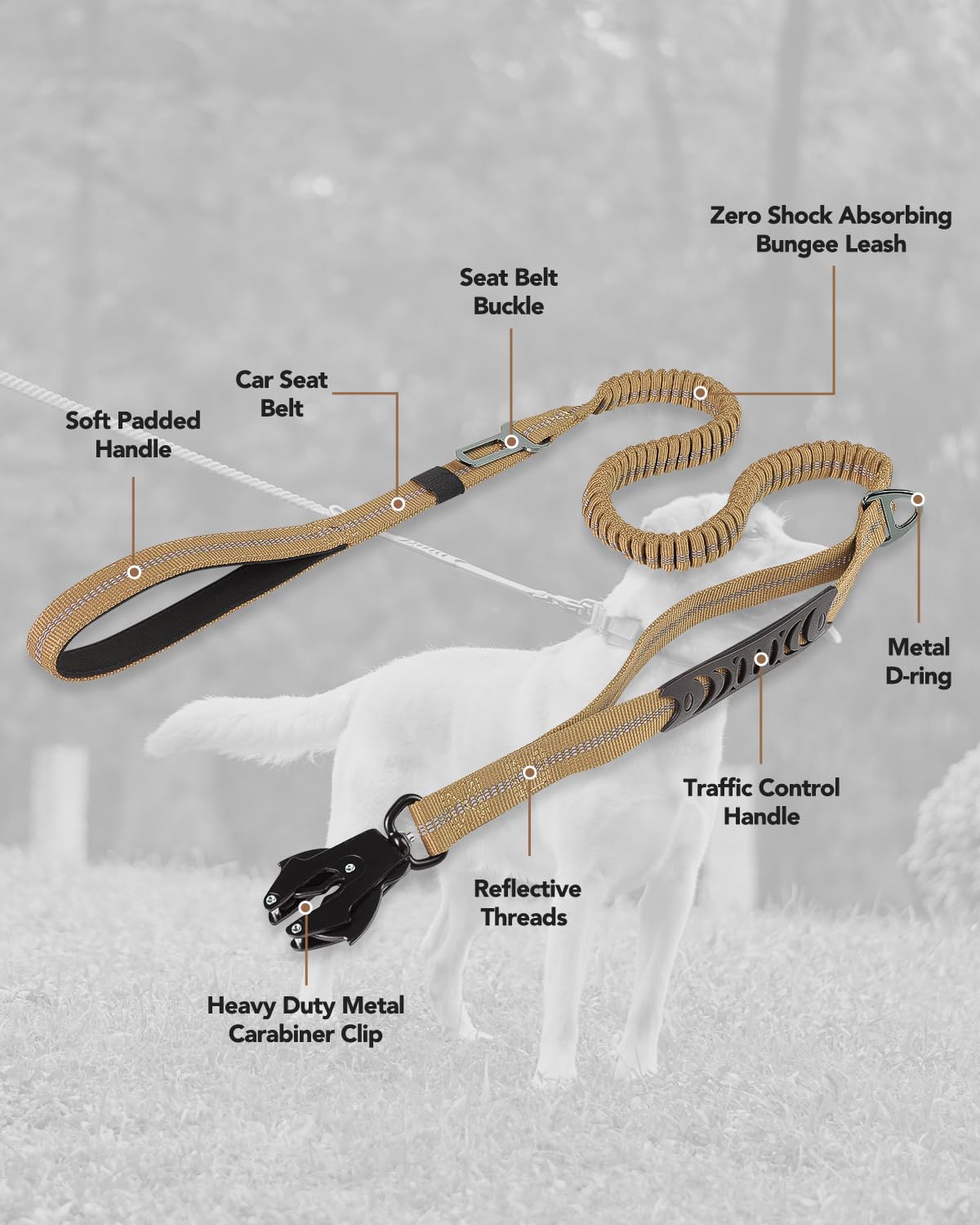 Joytale correa para perros grandes: soporta hasta 90 kg
