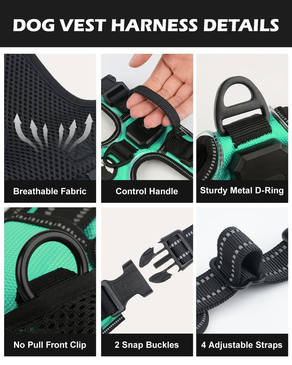 Joytale back soft handle for secure control during walks