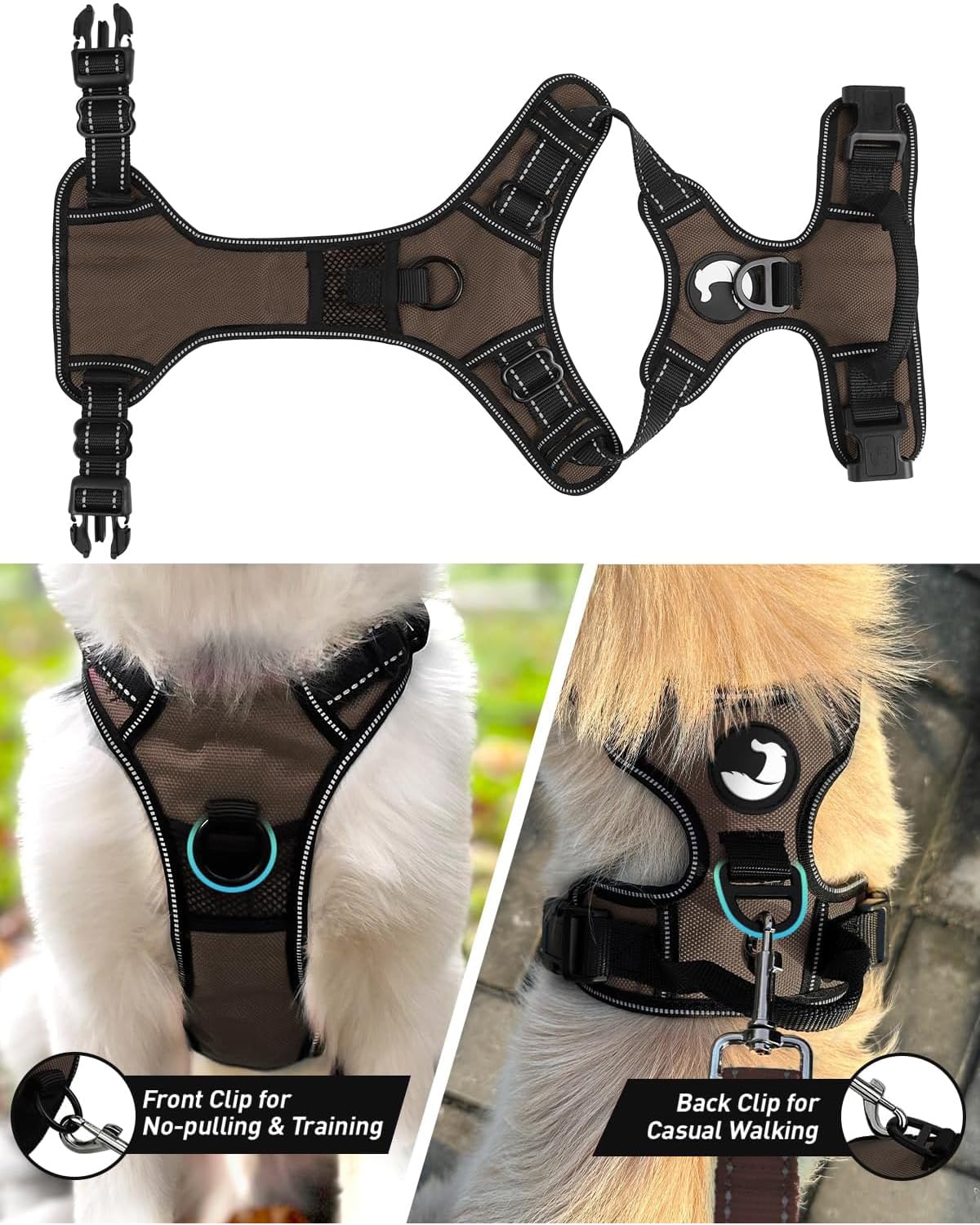 Joytale Reflective strip harness at night for improved visibility