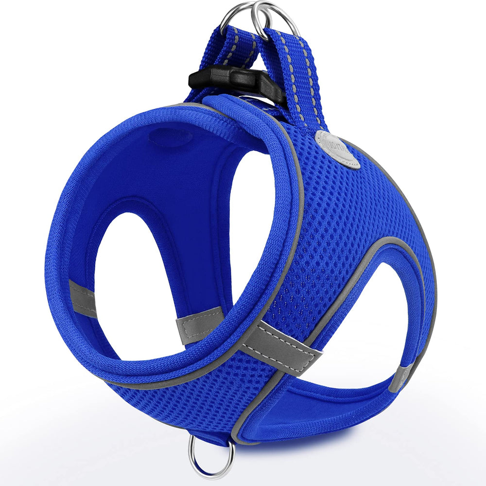 Joytale small dog harness breathable air mesh for cooler walks.
