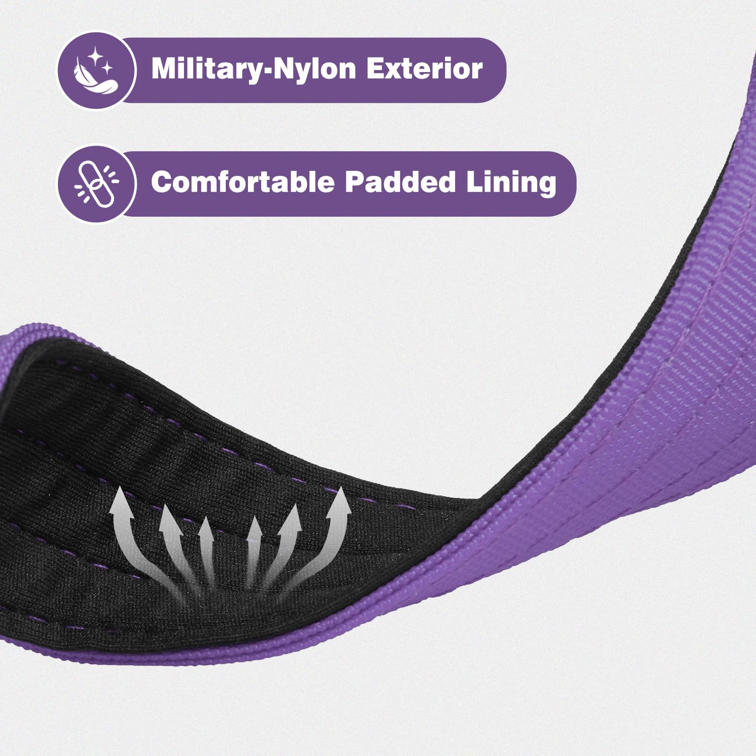Joytale sturdy D-ring remains reliable during leash pulls outdoors