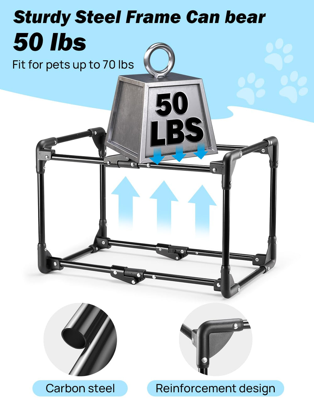 JOYTUTUS crate safety strap illustrates secure car anchoring