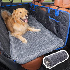 JOYTUTUS dog mat bed on backseat extender for secure travel