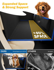 JOYTUTUS dog seat cover honeycomb platform demonstrates sturdy 400lb capacity for large dogs