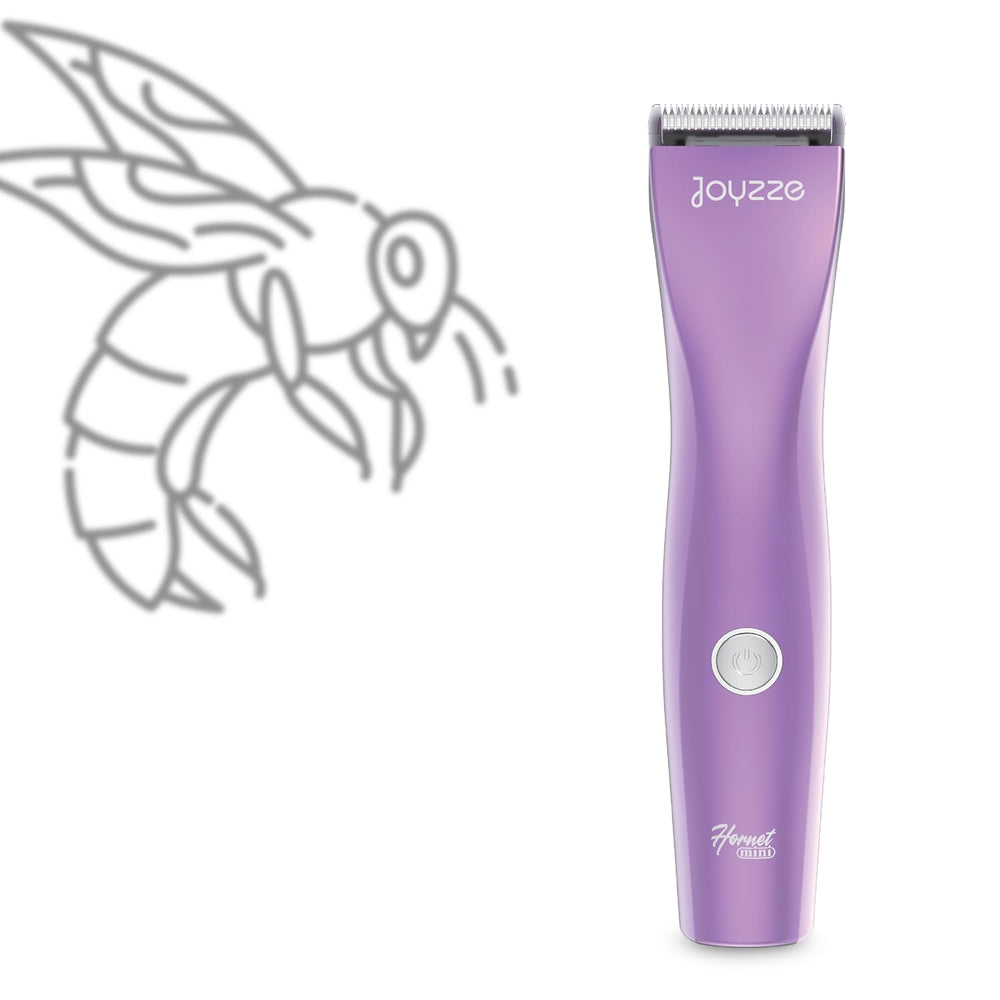 JOYZZE Hornet Mini Purple blade close-up for precise pet trims