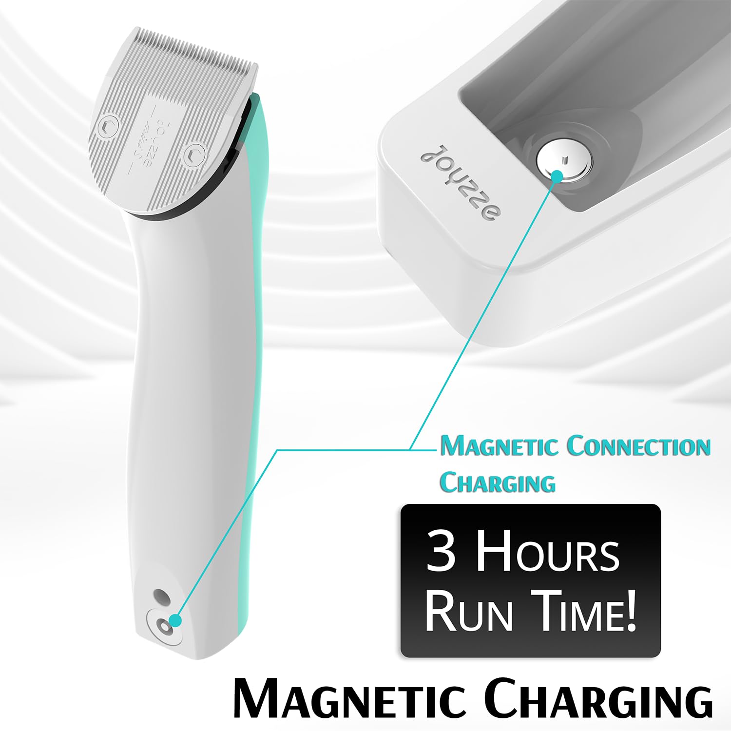 JOYZZE Hornet Mini Trimmer trims face and paws with ease