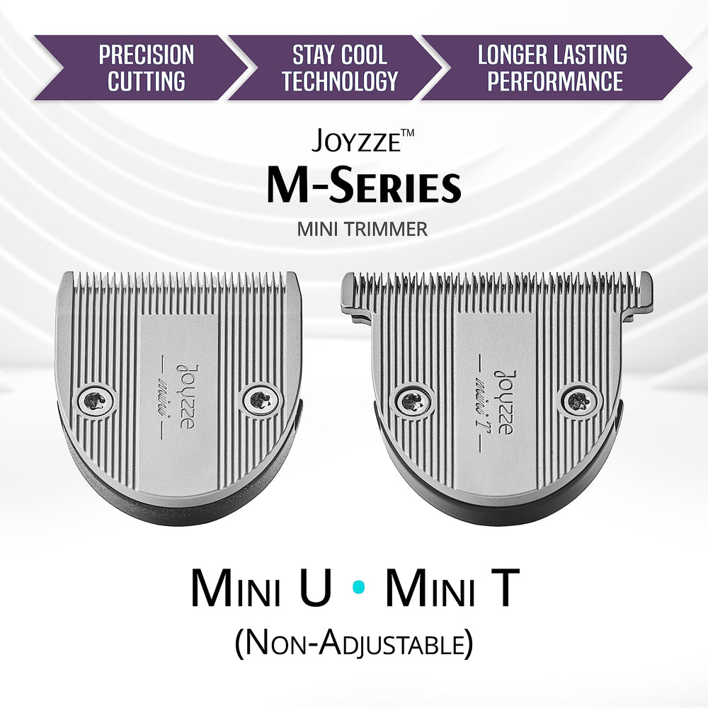 JOYZZE M Series blades enabling professional pet grooming sessions in action.