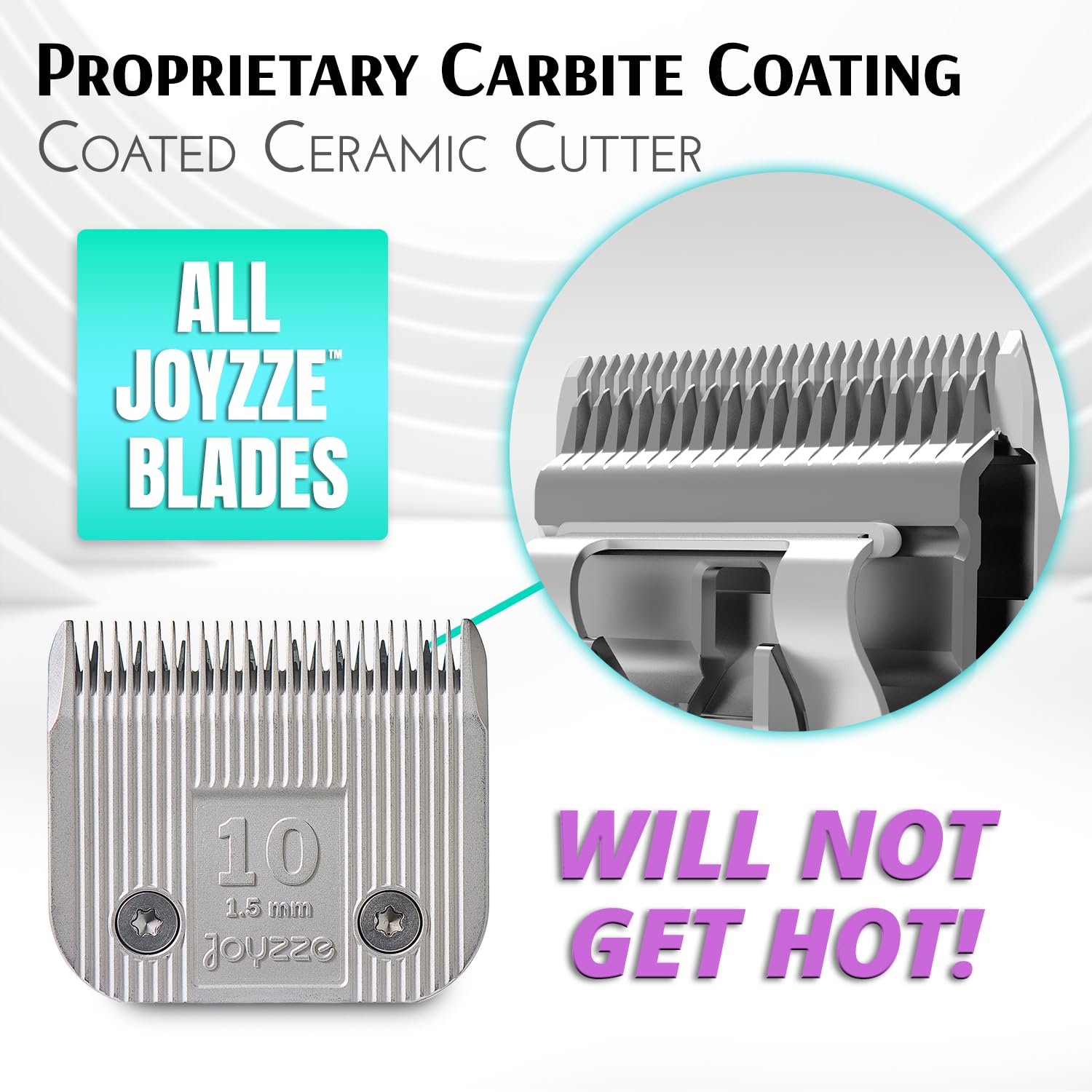 JOYZZE clipper blade assembly compatible with Raptor/Falcon series.