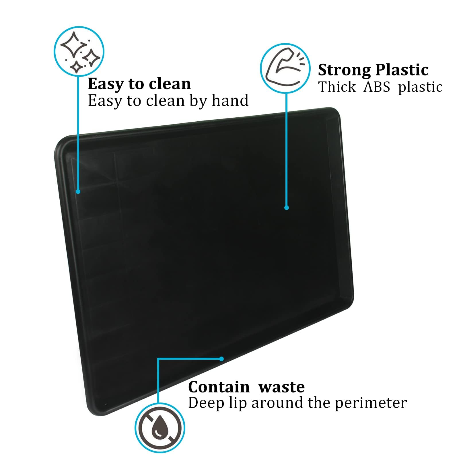 JOZERMADE dog crate tray 37-inch fit compatibility with common cages.