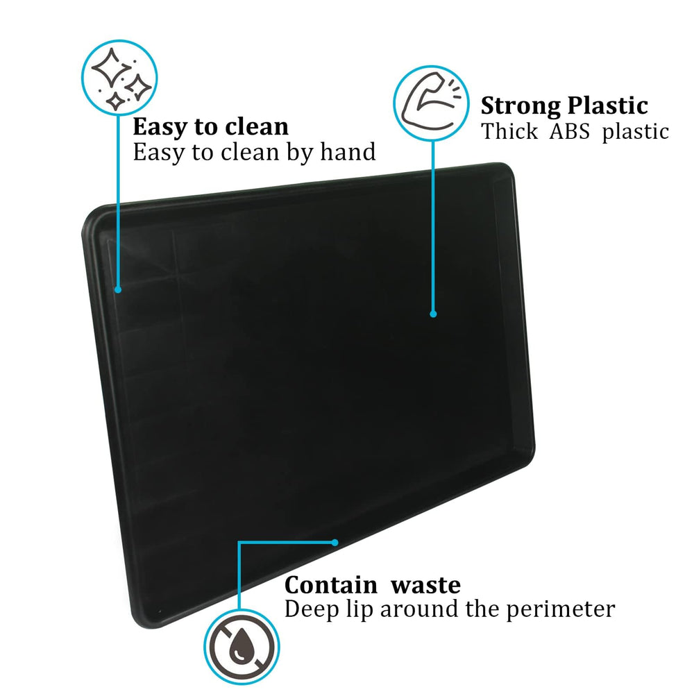 JOZERMADE dog crate tray 37-inch fit compatibility with common cages.