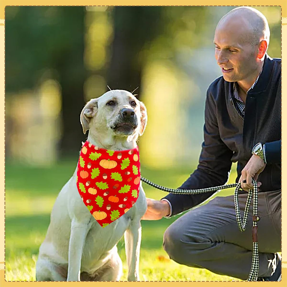 JpGdn polyester bandana for large dogs, easy care and comfortable wear
