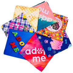 JpGdn dog bandana large-extralarge 86x61 cm provides ample coverage for bigger breeds.