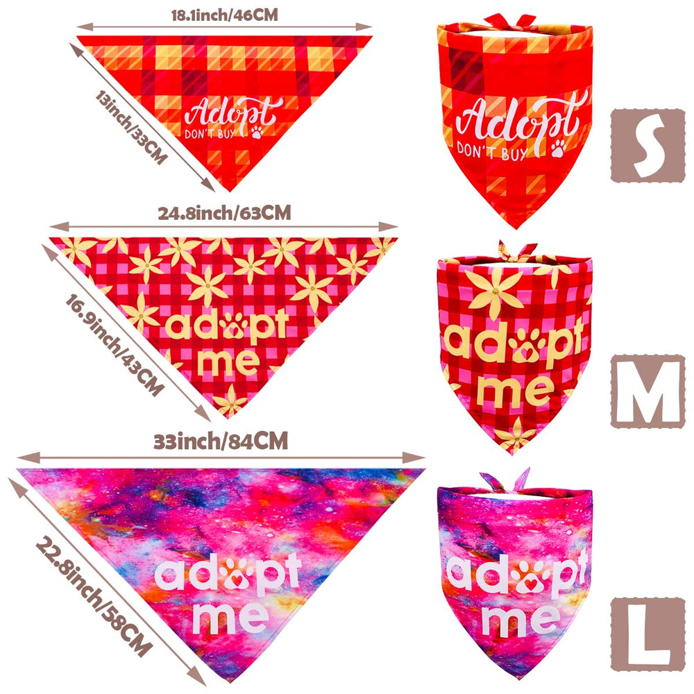 JpGdn dog bandana small size 48x34 cm features soft fabric and secure stitched edges.
