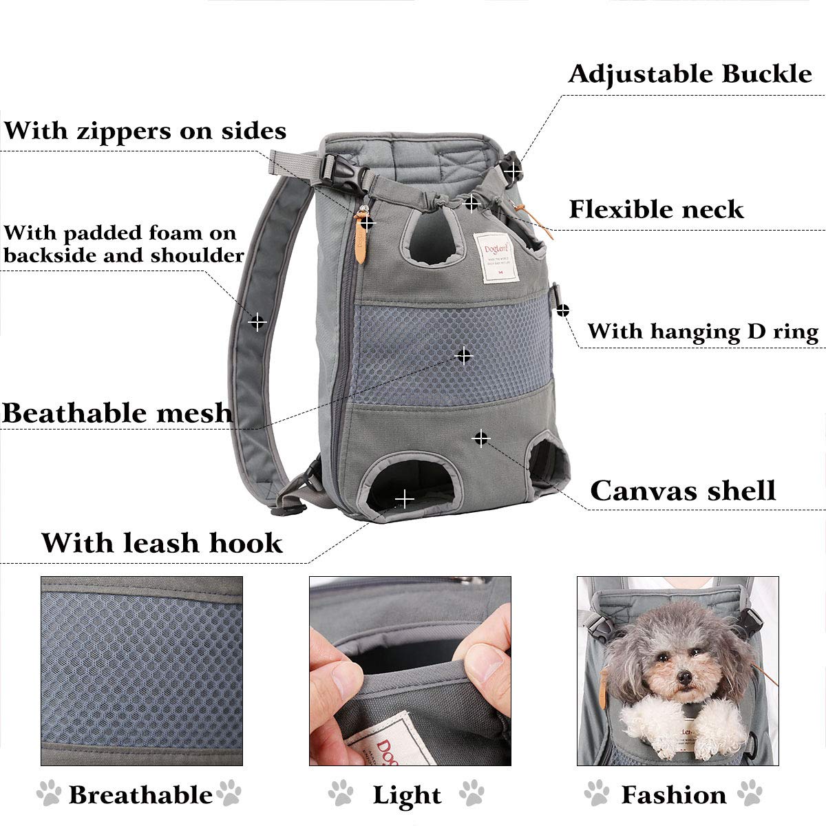 Jranter adjustable shoulder straps improve fit and reduce shoulder pressure